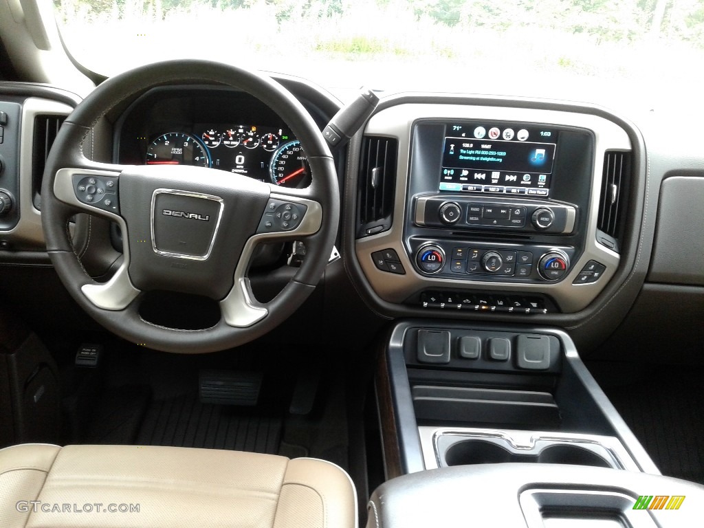 2018 GMC Sierra 3500HD Denali Crew Cab 4x4 Cocoa/­Dark Sand Dashboard Photo #139692615