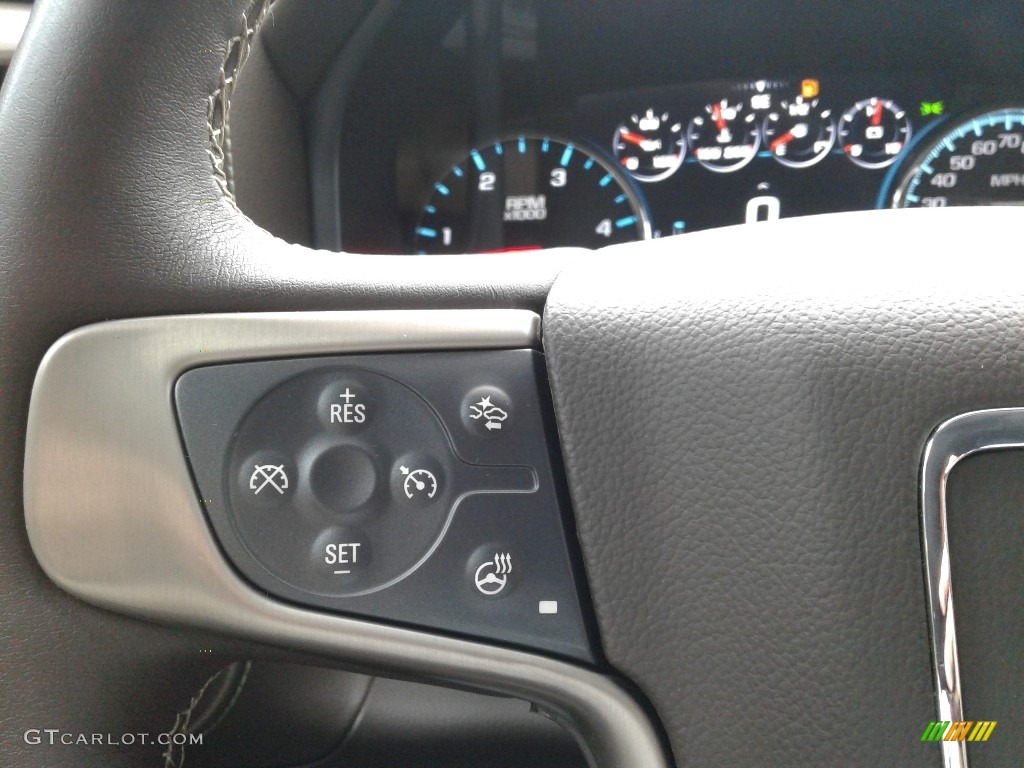 2018 GMC Sierra 3500HD Denali Crew Cab 4x4 Cocoa/­Dark Sand Steering Wheel Photo #139692675