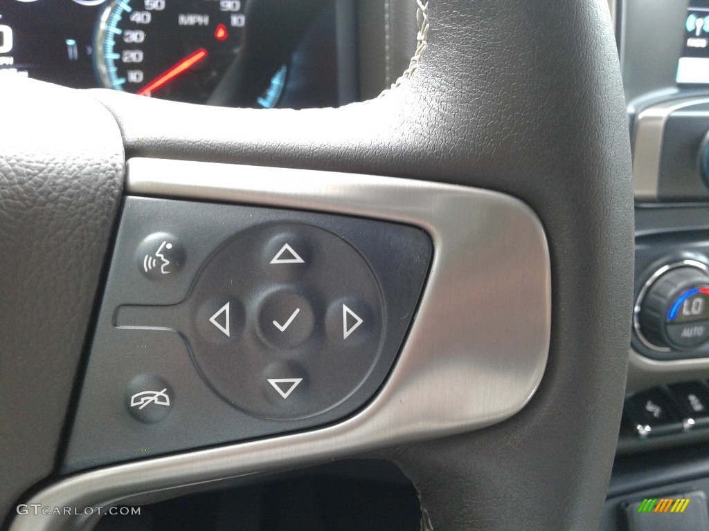 2018 GMC Sierra 3500HD Denali Crew Cab 4x4 Cocoa/­Dark Sand Steering Wheel Photo #139692699