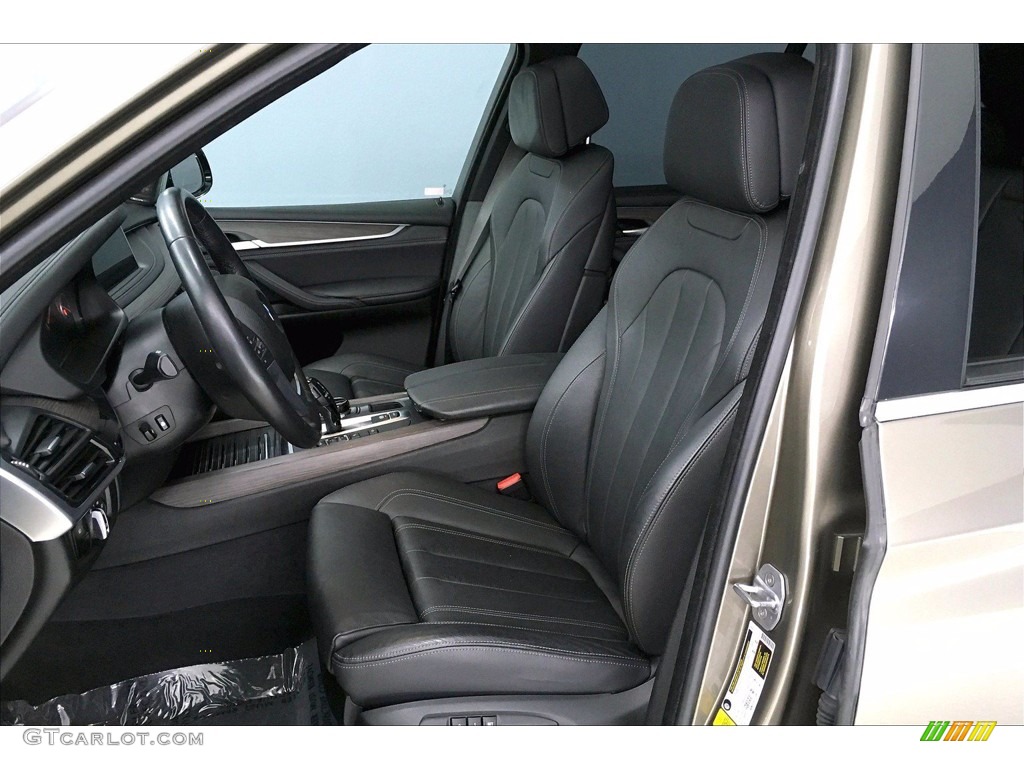 Black Interior 2017 BMW X5 xDrive50i Photo #139692876