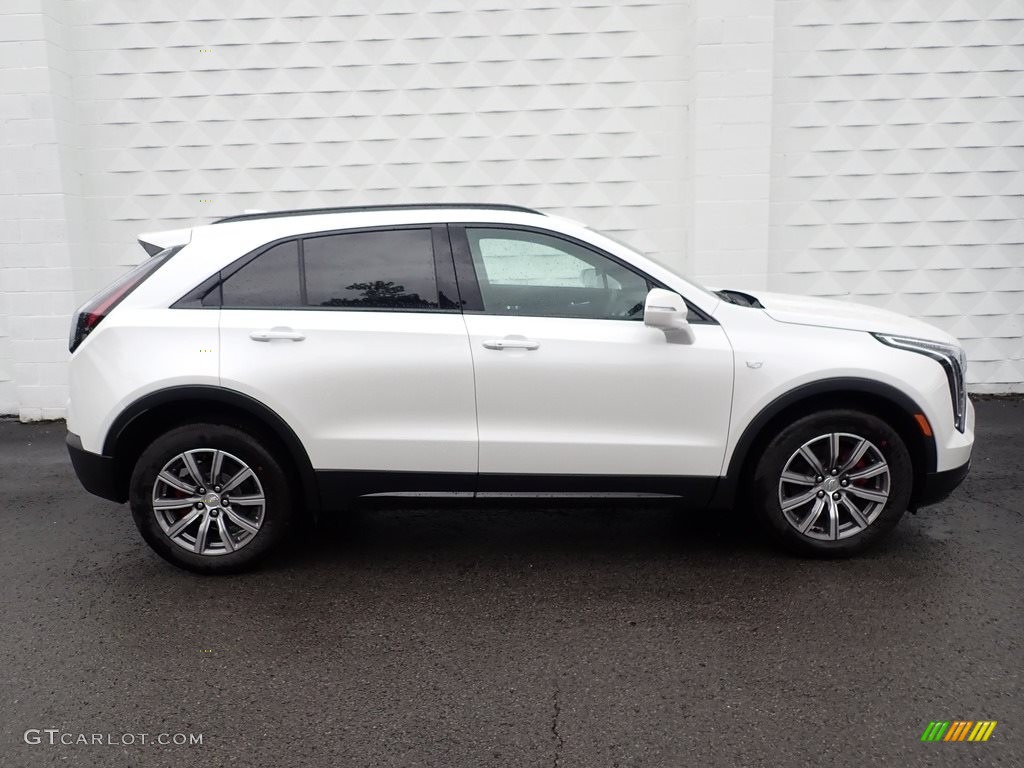 Crystal White Tricoat 2021 Cadillac XT4 Sport AWD Exterior Photo #139693767