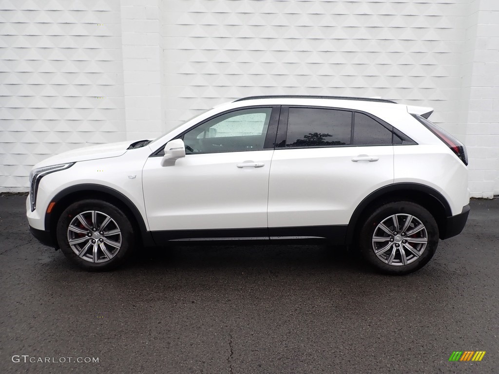 Crystal White Tricoat 2021 Cadillac XT4 Sport AWD Exterior Photo #139693800
