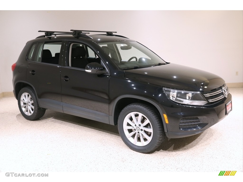 2017 Tiguan Limited 2.0T 4Motion - Deep Black Pearl / Charcoal photo #1