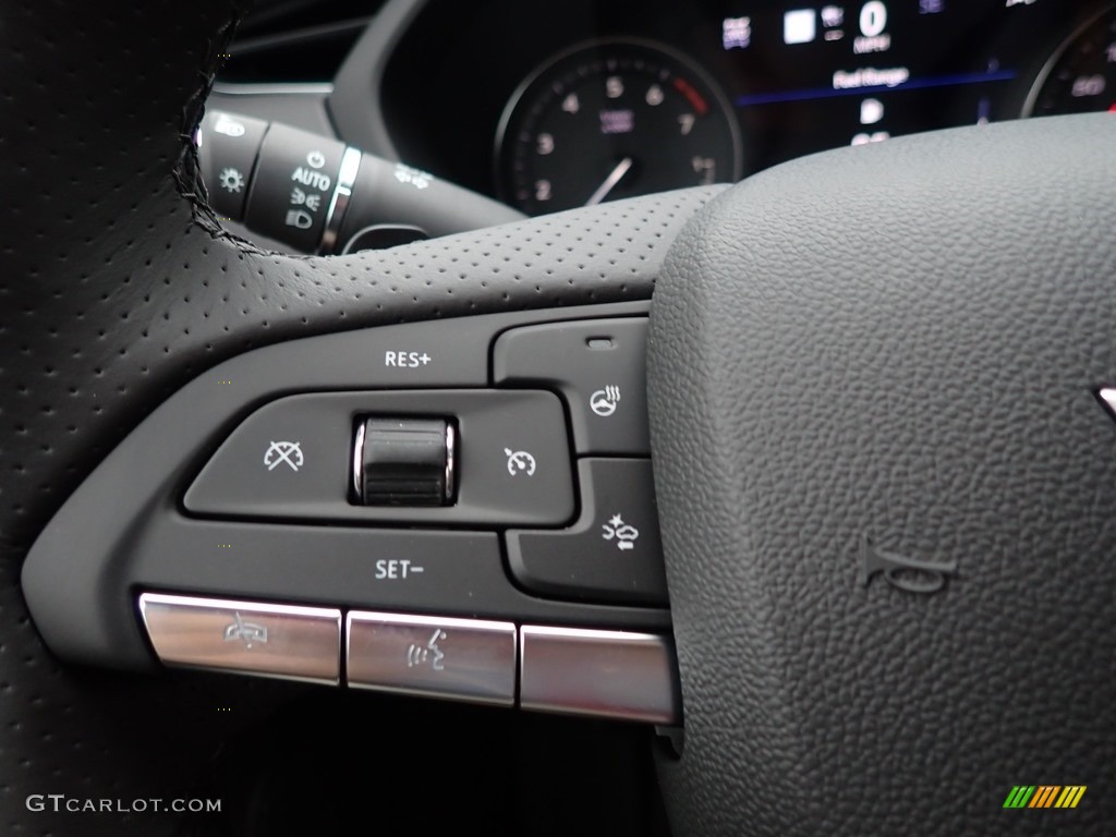 2021 Cadillac XT4 Sport AWD Sedona/Jet Black Steering Wheel Photo #139694124