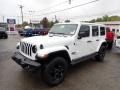 2021 Bright White Jeep Wrangler Unlimited Sahara 4x4  photo #1