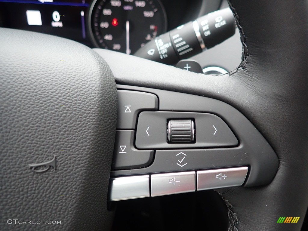 2021 Cadillac XT4 Premium Luxury AWD Light Platinum/Jet Black Steering Wheel Photo #139694634