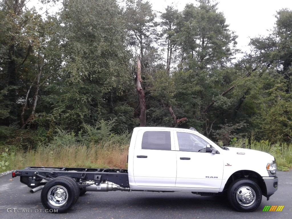 2020 3500 Tradesman Crew Cab 4x4 Chassis - Bright White / Black/Diesel Gray photo #5