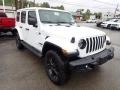 2021 Bright White Jeep Wrangler Unlimited Sahara 4x4  photo #8