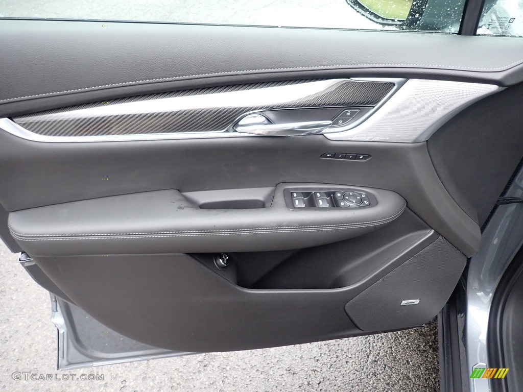 2021 Cadillac XT6 Sport AWD Jet Black Door Panel Photo #139694982