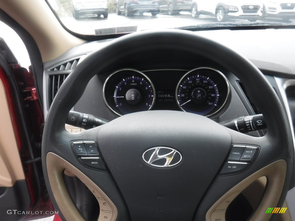 2013 Sonata GLS - Sparkling Ruby / Camel photo #18