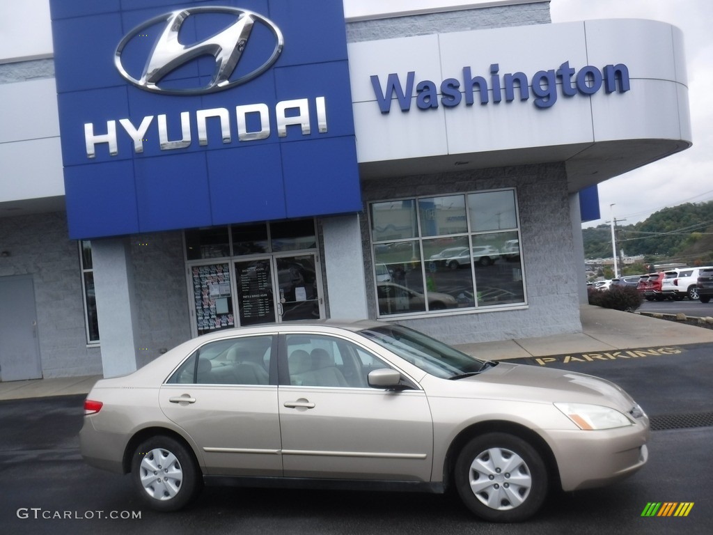2003 Accord LX Sedan - Desert Mist Metallic / Ivory photo #2
