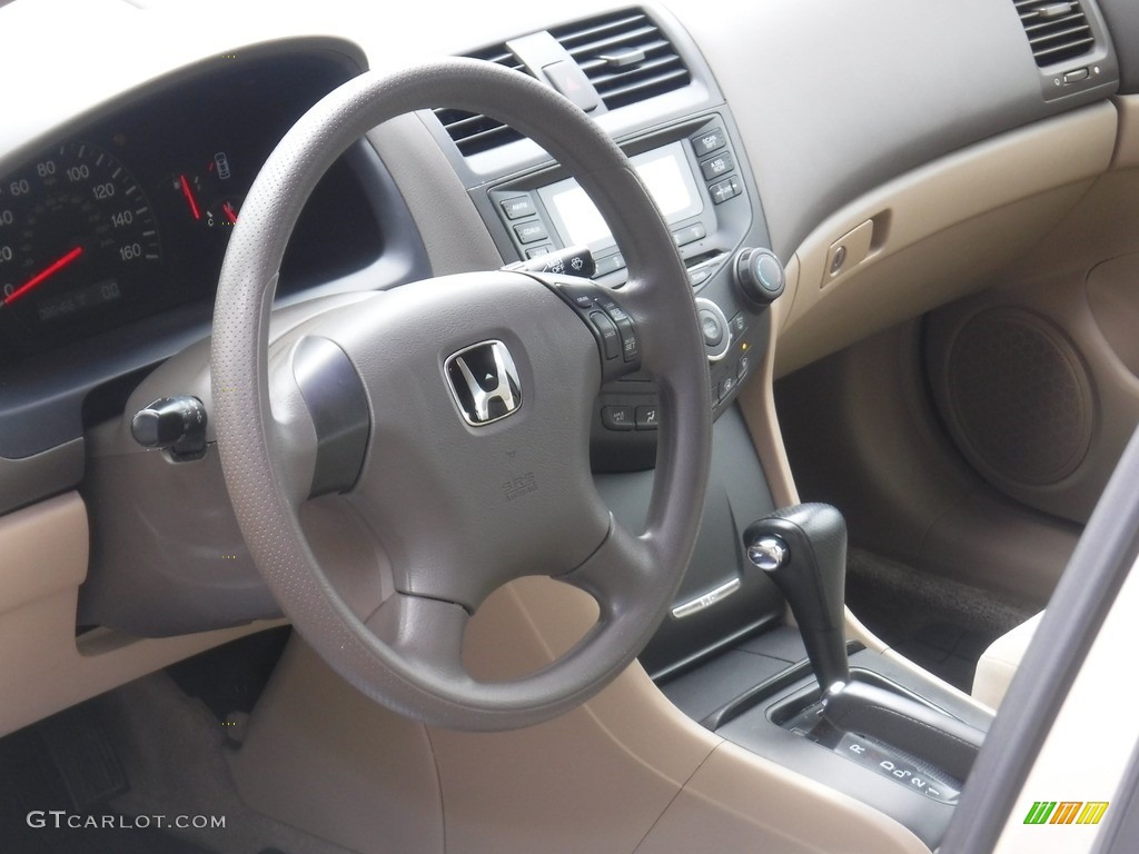 2003 Accord LX Sedan - Desert Mist Metallic / Ivory photo #10