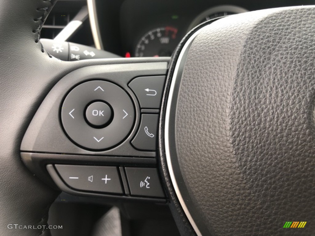 2021 Toyota Corolla Hatchback SE Black Steering Wheel Photo #139696026