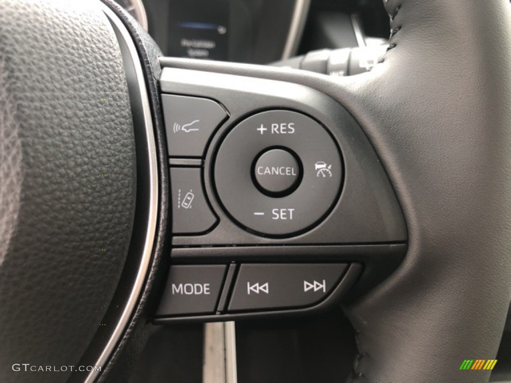 2021 Toyota Corolla Hatchback SE Black Steering Wheel Photo #139696050