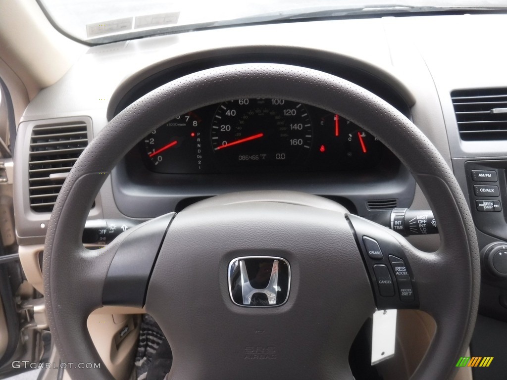 2003 Accord LX Sedan - Desert Mist Metallic / Ivory photo #17