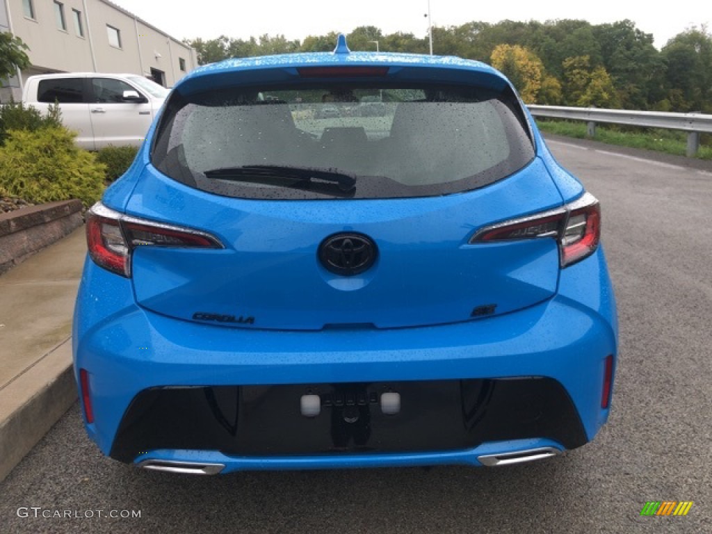 2021 Corolla Hatchback SE - Blue Flame / Black photo #26