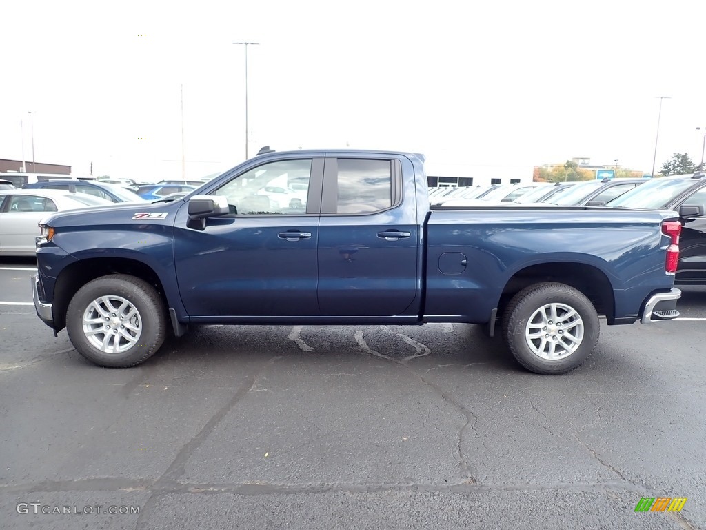 Northsky Blue Metallic 2021 Chevrolet Silverado 1500 LT Double Cab 4x4 Exterior Photo #139698017