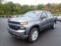 2020 Satin Steel Metallic Chevrolet Silverado 1500 Custom Crew Cab 4x4  photo #1