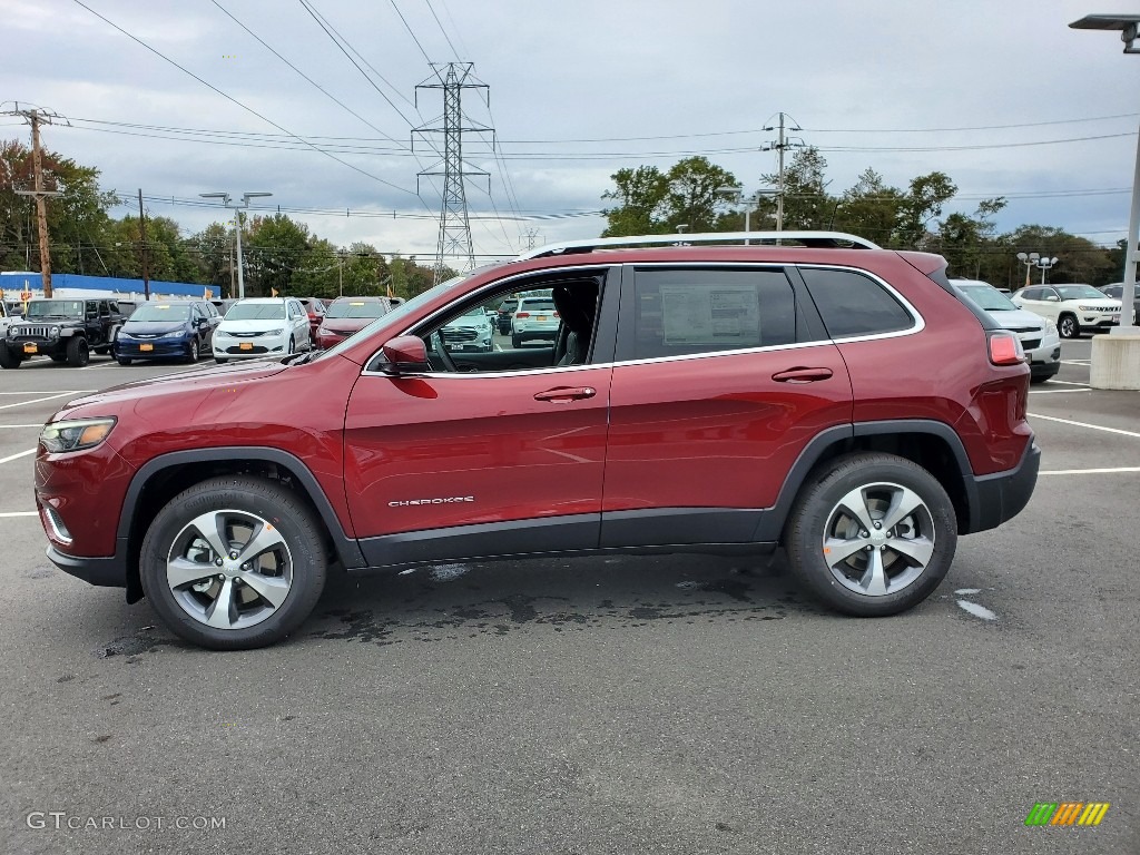 Velvet Red Pearl 2021 Jeep Cherokee Limited 4x4 Exterior Photo #139699548