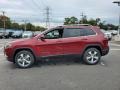 Velvet Red Pearl 2021 Jeep Cherokee Limited 4x4 Exterior