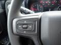Jet Black 2020 Chevrolet Silverado 1500 Custom Crew Cab 4x4 Steering Wheel