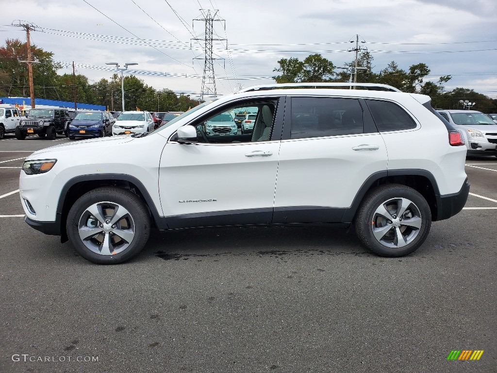 Bright White 2021 Jeep Cherokee Limited 4x4 Exterior Photo #139701012