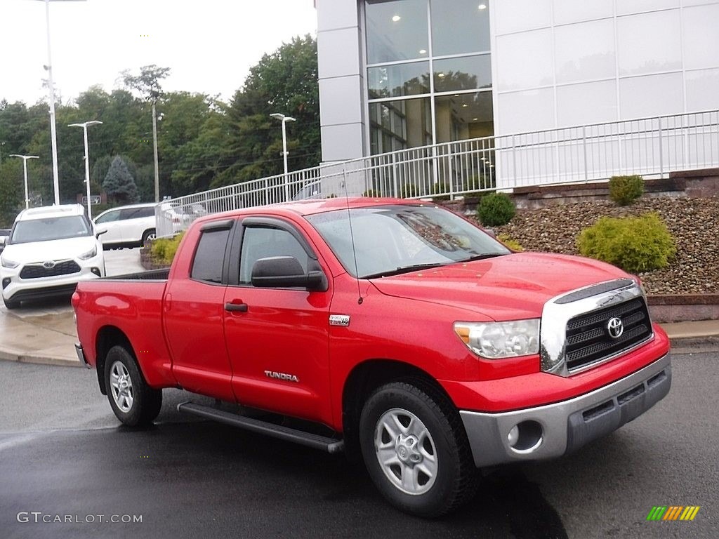 Radiant Red 2008 Toyota Tundra SR5 Double Cab 4x4 Exterior Photo #139701319