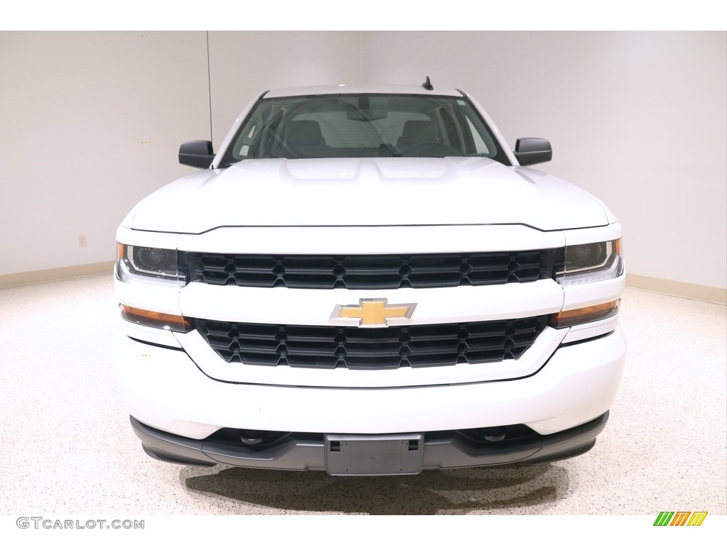 Summit White 2018 Chevrolet Silverado 1500 WT Double Cab 4x4 Exterior Photo #139701411