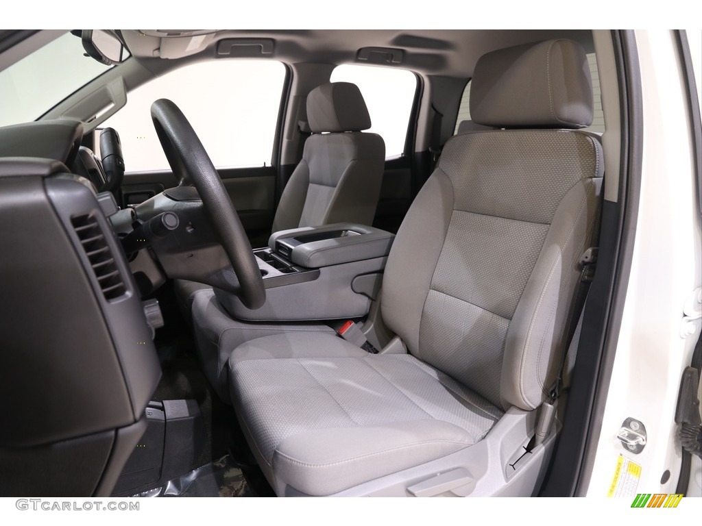 Dark Ash/Jet Black Interior 2018 Chevrolet Silverado 1500 WT Double Cab 4x4 Photo #139701480