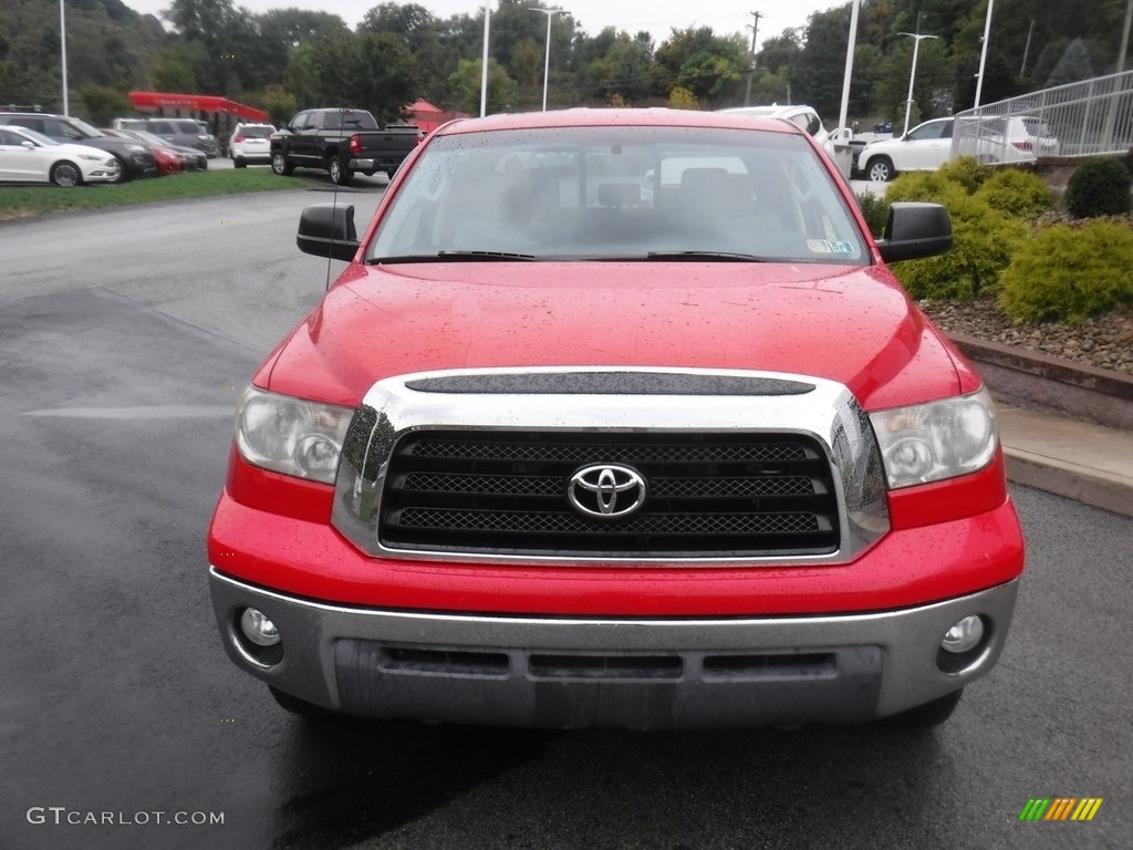 2008 Tundra SR5 Double Cab 4x4 - Radiant Red / Graphite Gray photo #11