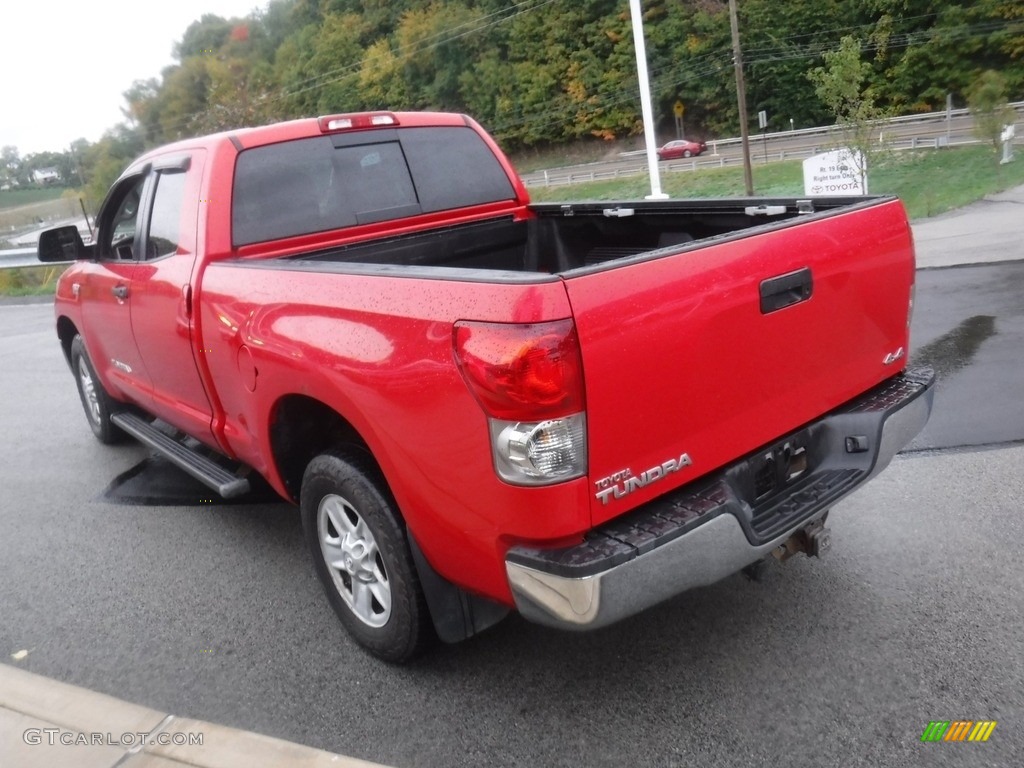 2008 Tundra SR5 Double Cab 4x4 - Radiant Red / Graphite Gray photo #14