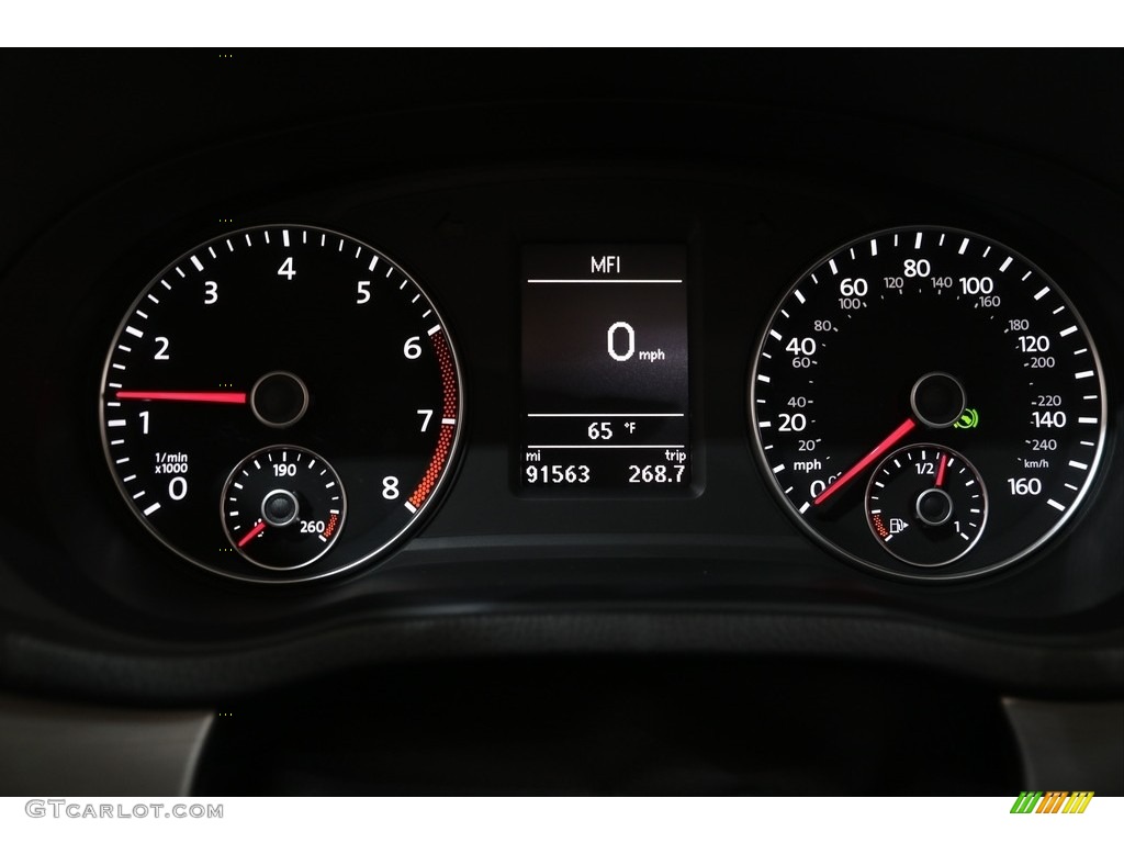 2015 Volkswagen Passat SE Sedan Gauges Photo #139702017