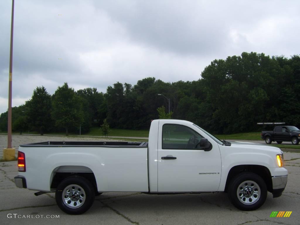 2008 Sierra 1500 Regular Cab - Summit White / Ebony photo #1