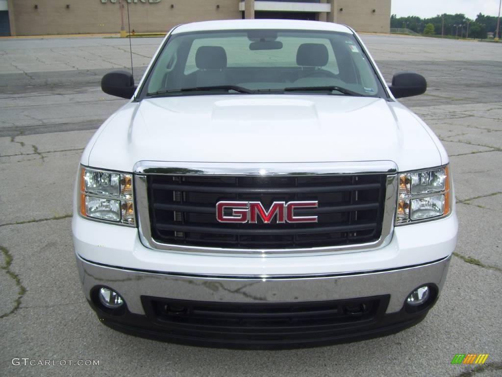 2008 Sierra 1500 Regular Cab - Summit White / Ebony photo #3