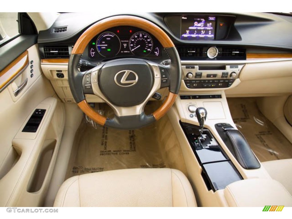 2013 ES 300h Hybrid - Satin Cashmere Metallic / Parchment photo #5