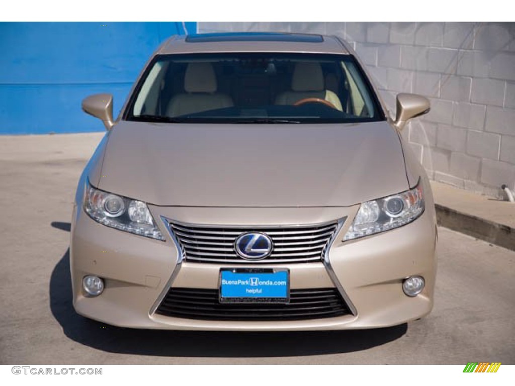 2013 ES 300h Hybrid - Satin Cashmere Metallic / Parchment photo #7