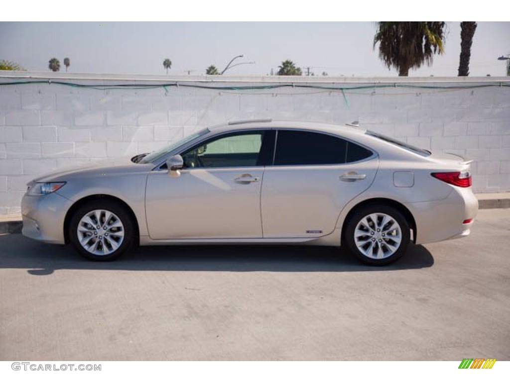 2013 ES 300h Hybrid - Satin Cashmere Metallic / Parchment photo #8