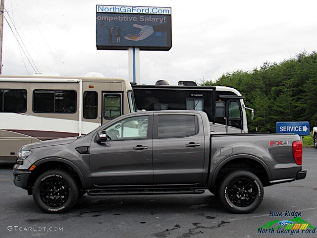 2020 Ranger Lariat SuperCrew 4x4 - Magnetic / Ebony photo #2