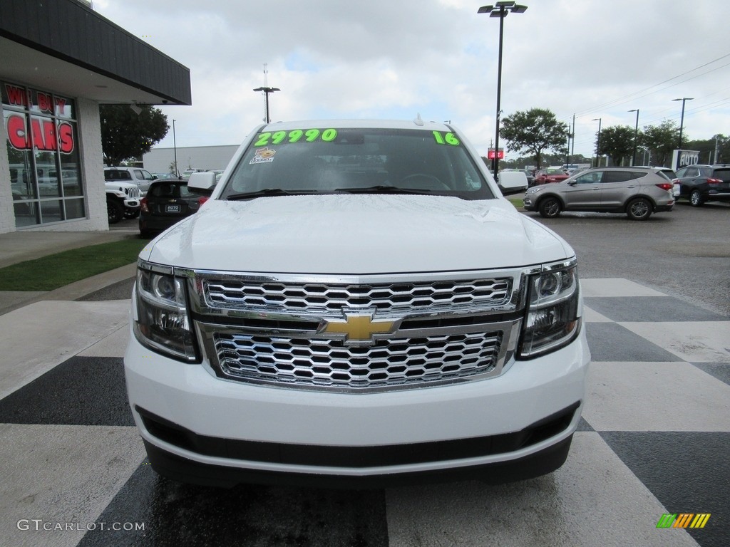 2016 Tahoe LS - Summit White / Jet Black photo #2