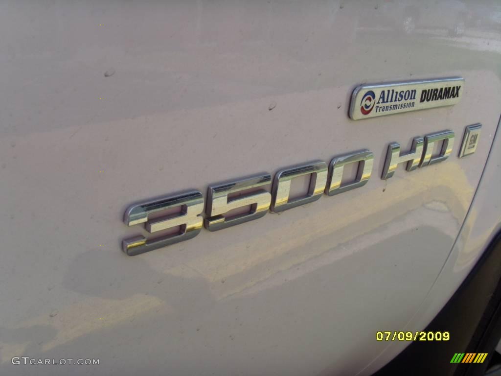 2008 Sierra 3500HD Crew Cab 4x4 Dually - Summit White / Dark Titanium/Light Titanium photo #12