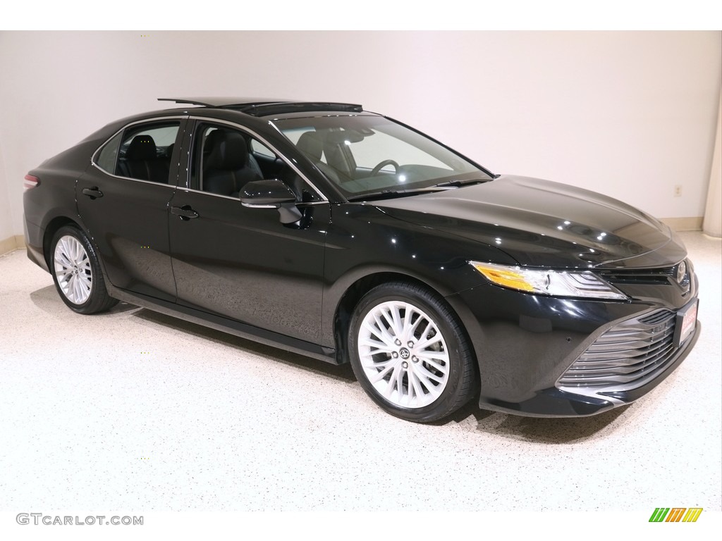 Midnight Black Metallic Toyota Camry