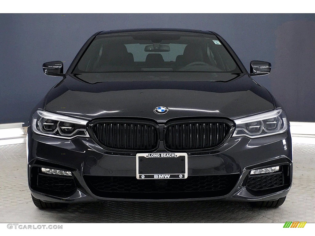 2017 5 Series 540i Sedan - Dark Graphite Metallic / Black photo #2