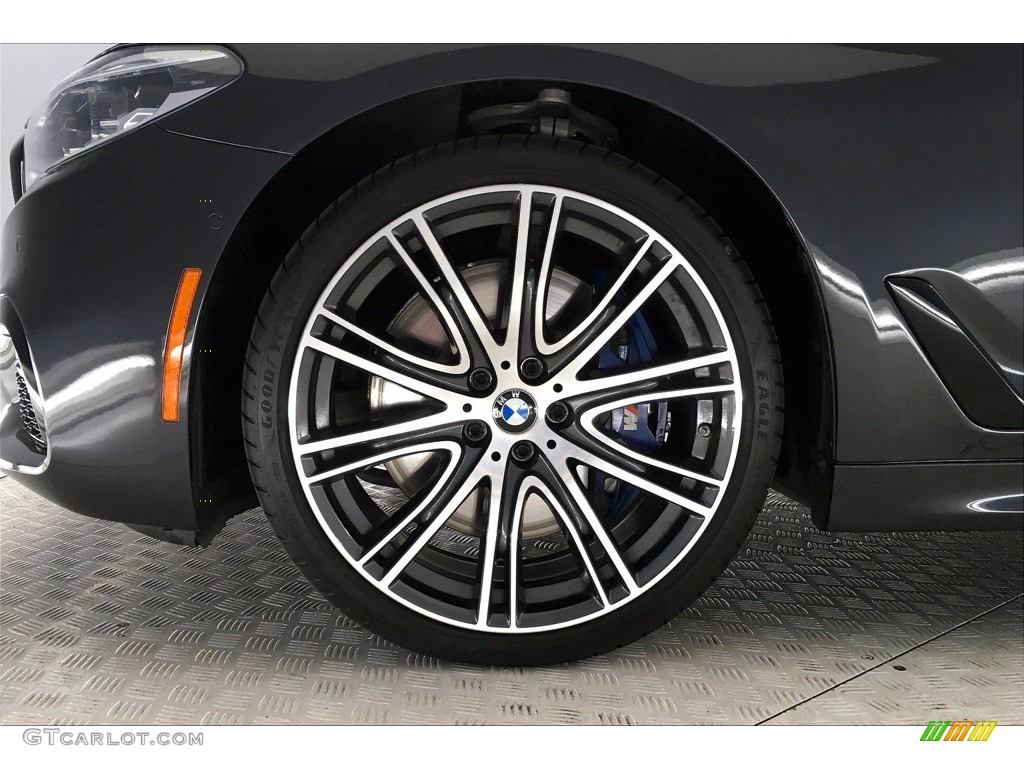 2017 5 Series 540i Sedan - Dark Graphite Metallic / Black photo #8