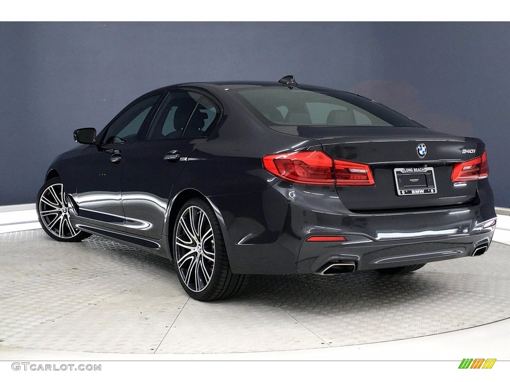 2017 5 Series 540i Sedan - Dark Graphite Metallic / Black photo #10
