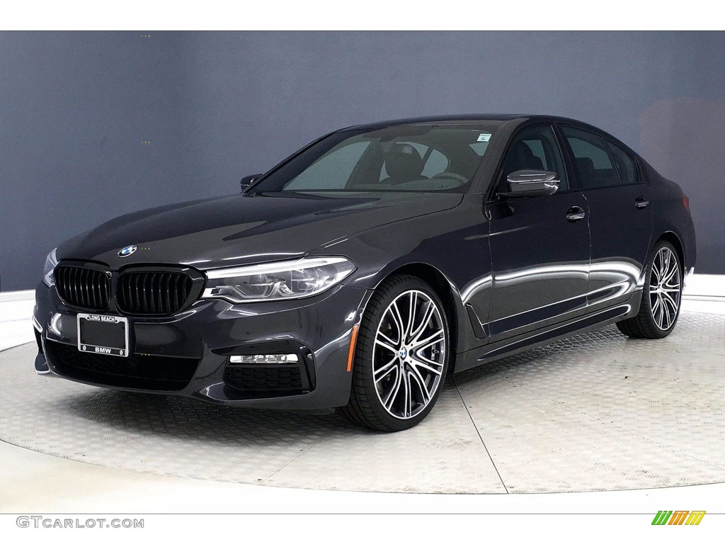 2017 5 Series 540i Sedan - Dark Graphite Metallic / Black photo #12