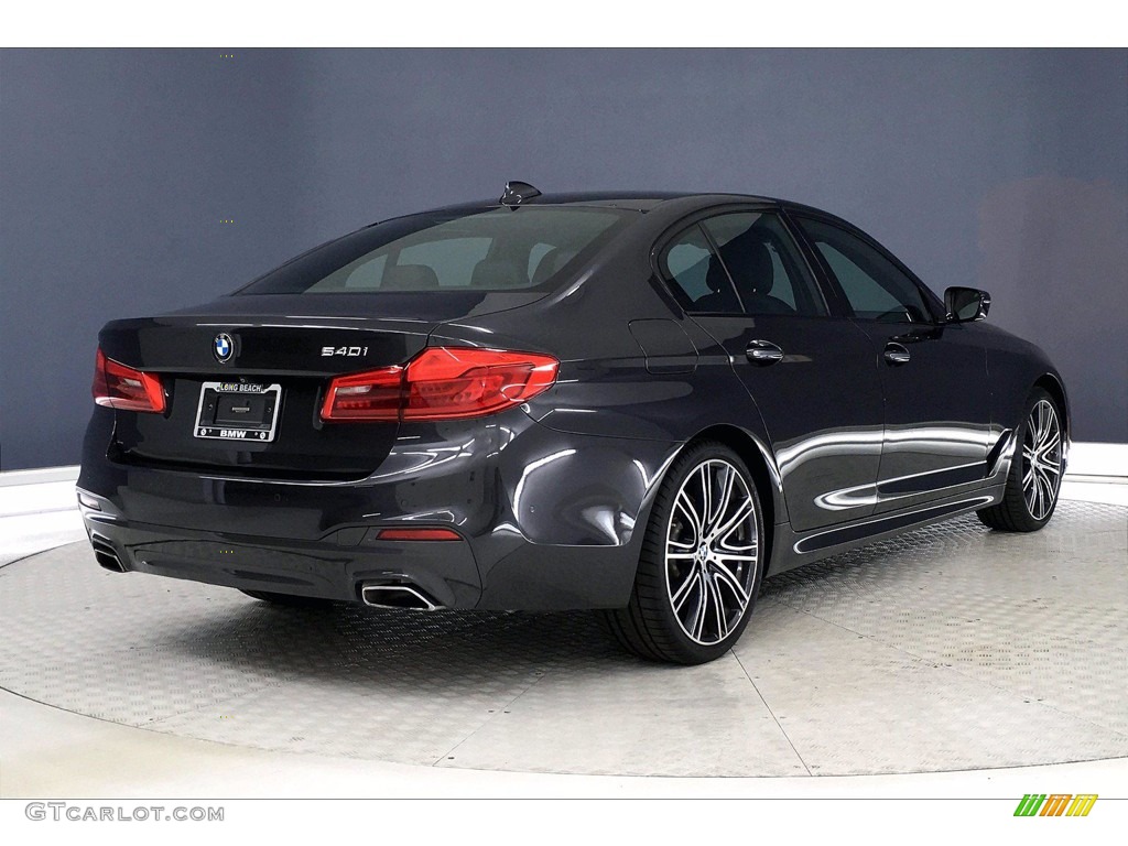 2017 5 Series 540i Sedan - Dark Graphite Metallic / Black photo #13