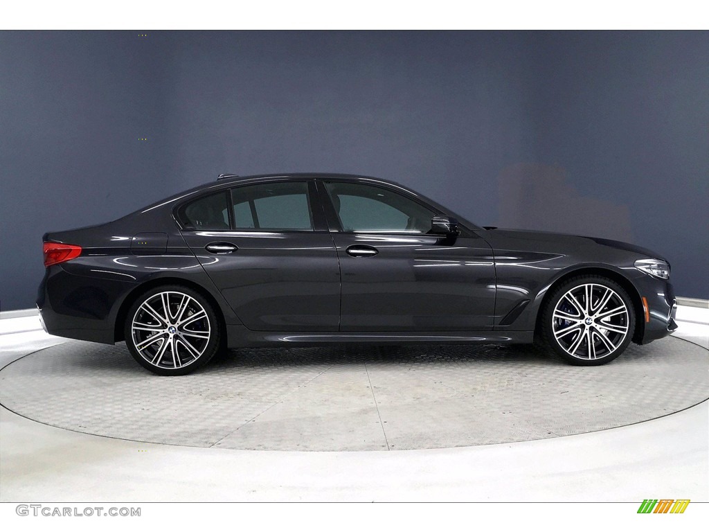 2017 5 Series 540i Sedan - Dark Graphite Metallic / Black photo #14
