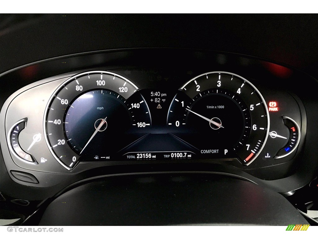 2017 5 Series 540i Sedan - Dark Graphite Metallic / Black photo #20