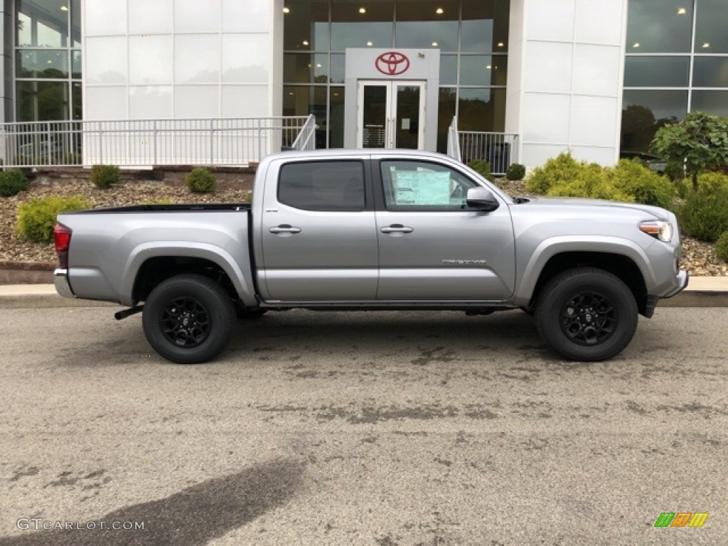 2020 Tacoma SR5 Double Cab 4x4 - Silver Sky Metallic / Black photo #38