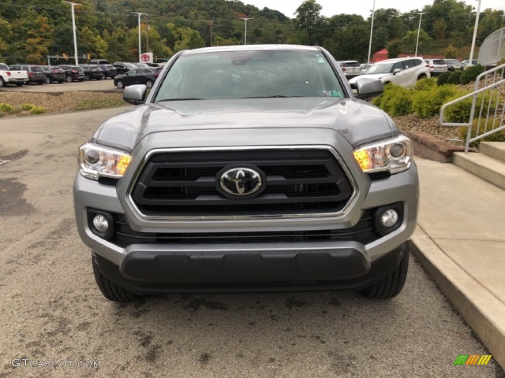 2020 Tacoma SR5 Double Cab 4x4 - Silver Sky Metallic / Black photo #39